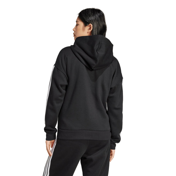 Women's Adidas Essentials 3-Stripes Full-Zip Fleece Hoodie