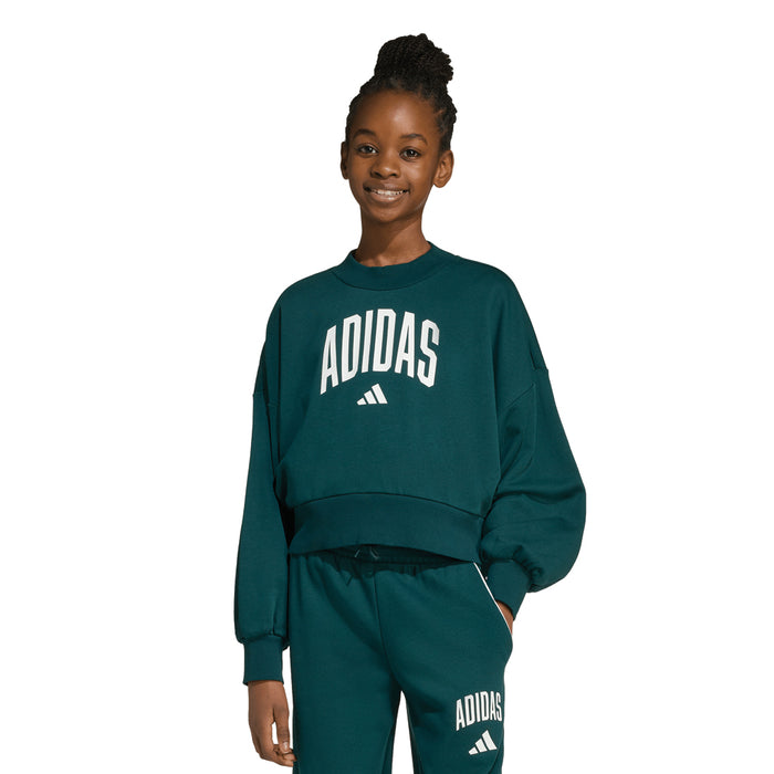 Girl's Adidas Collegiate Typography Crew