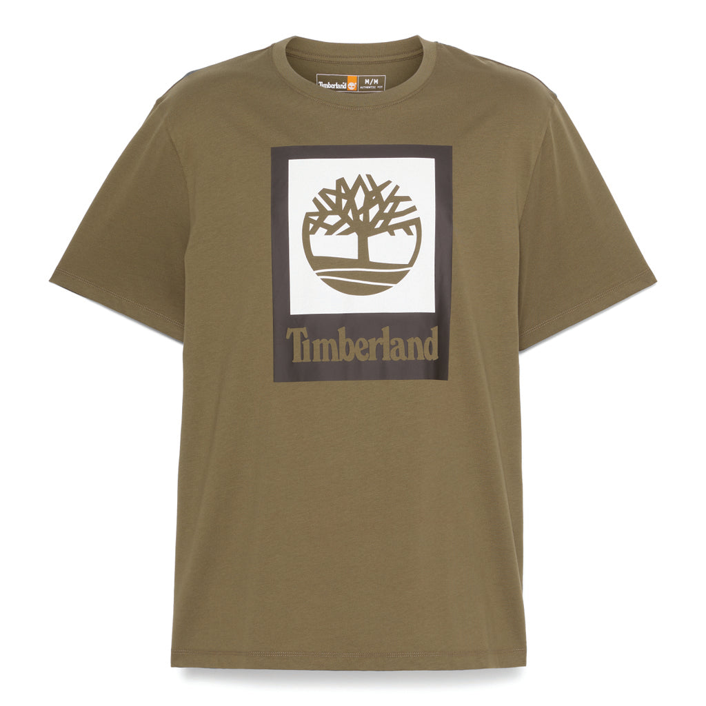 Men's Timberland Stack Logo Short-Sleeve Tee