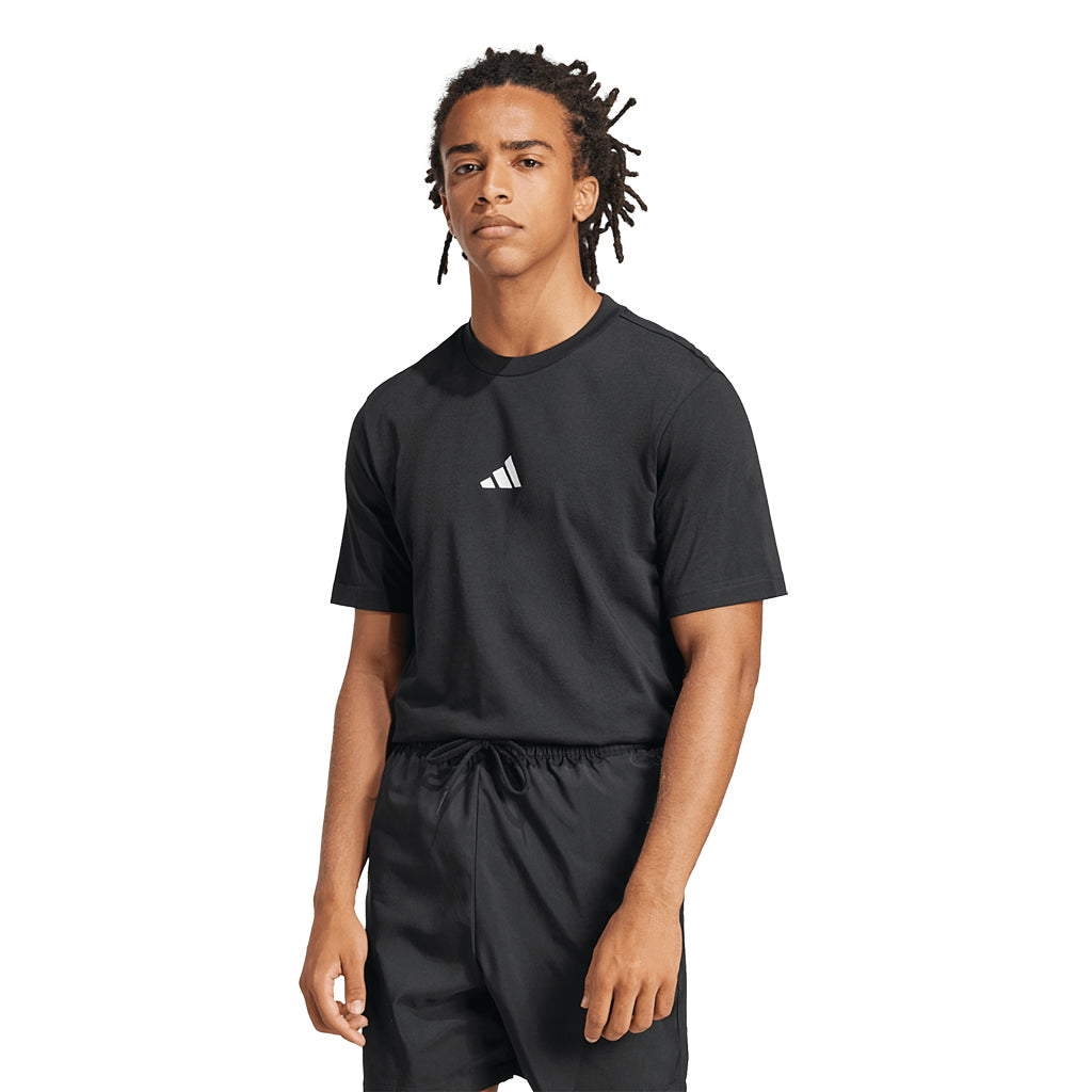 Men's Adidas Essentials Small Logo Single Jersey Tee