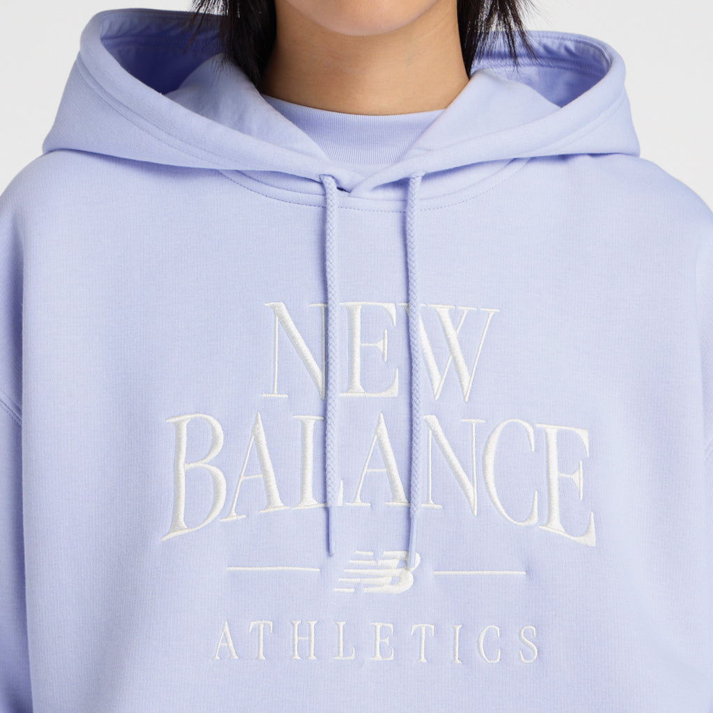 Women's New Balance Linear Heritage Fleece Hoodie