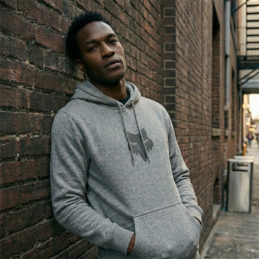 Men's Fox Head Fleece Hoodie