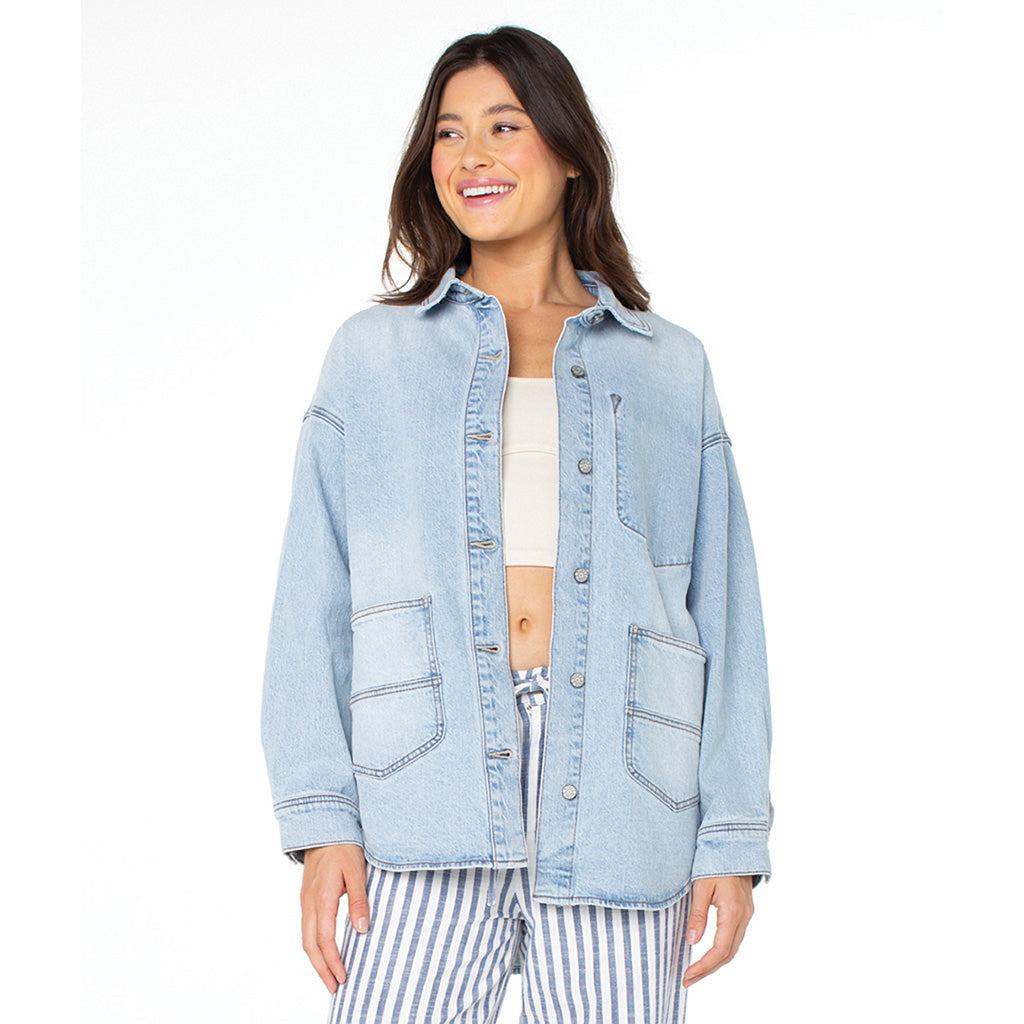 Women's Roxy Surf Society Button Up