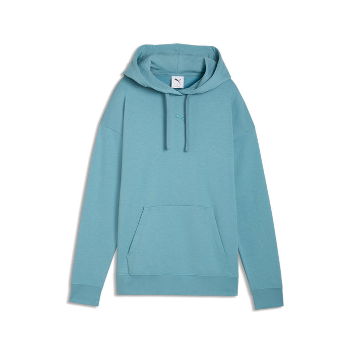 Women's Puma ESS Centered Cat Logo Relaxed Hoodie
