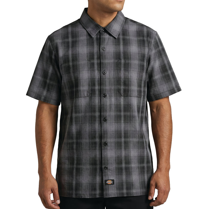 Men's Dickies S/S Plaid Work Shirt