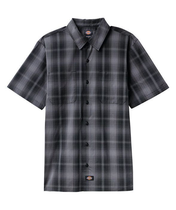 Men's Dickies S/S Plaid Work Shirt