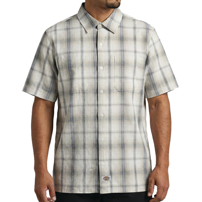 Men's Dickies S/S Plaid Work Shirt