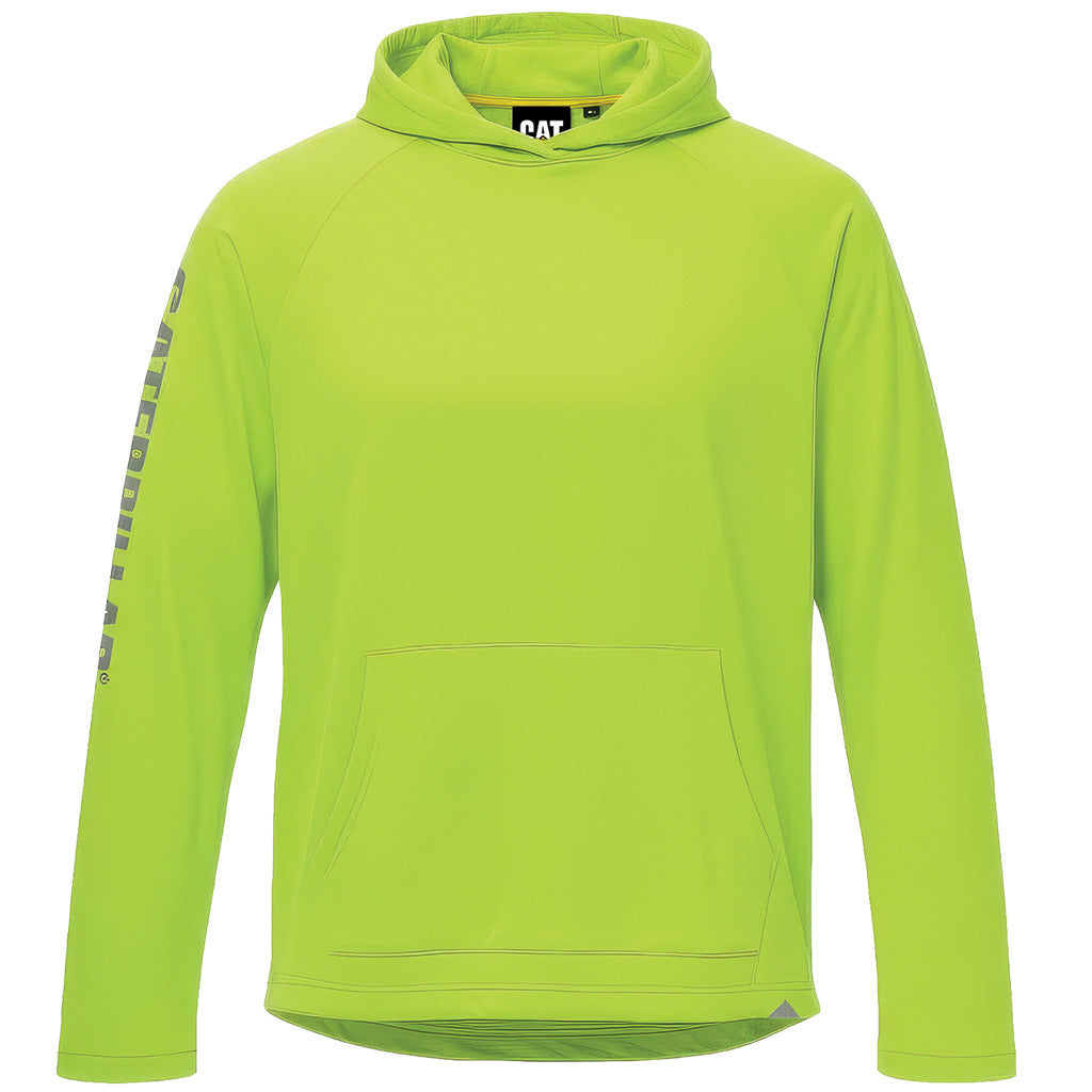 Men's CAT Lightweight Cooling Hooded L/S Tee