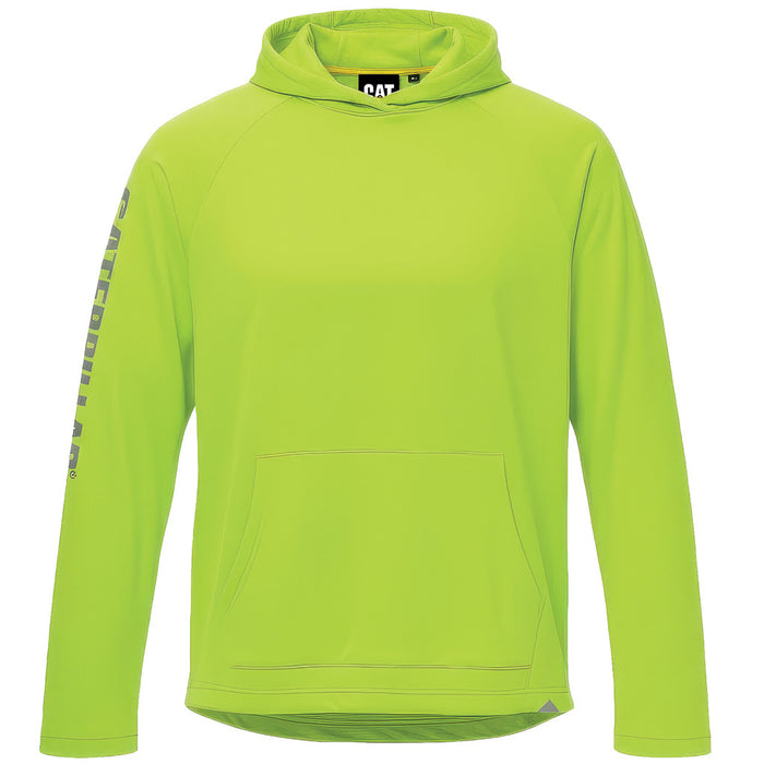 Men's CAT Lightweight Cooling Hooded L/S Tee