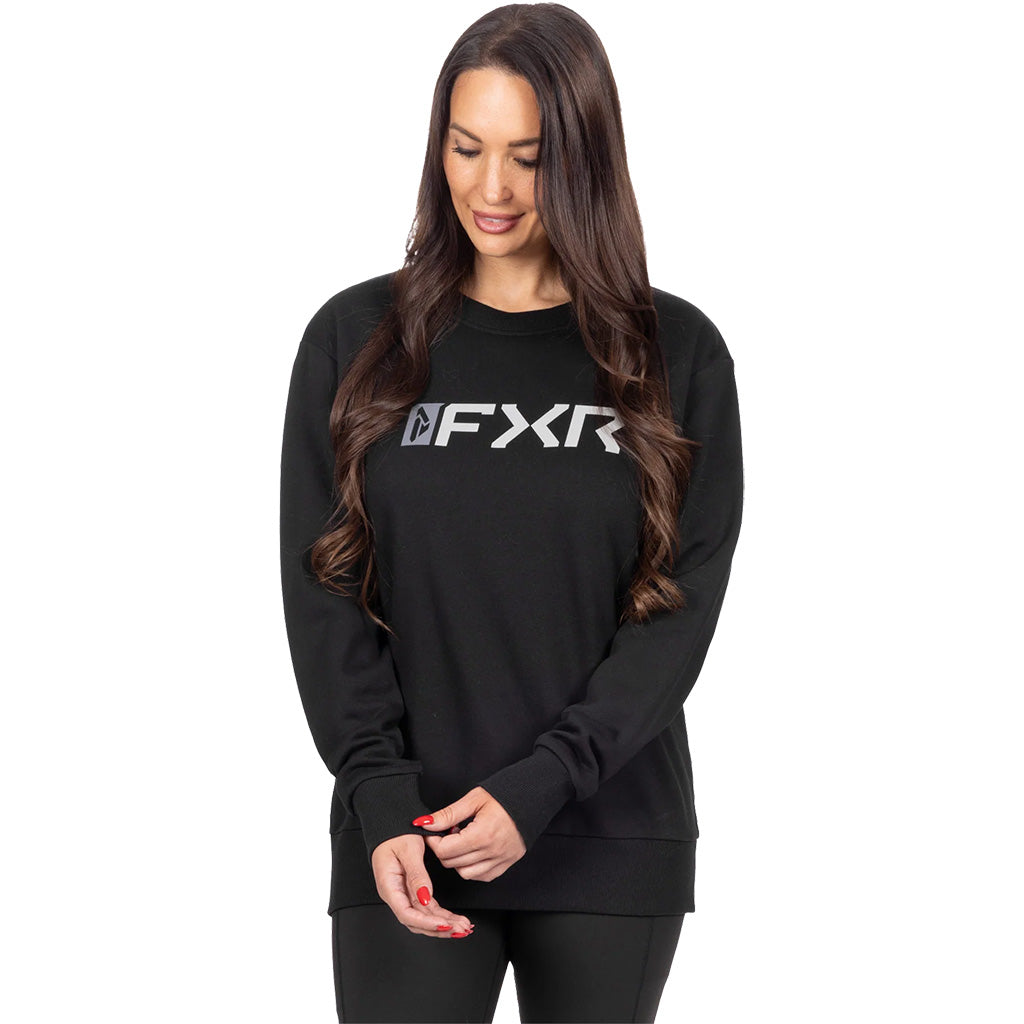 Women's FXR Mitered Cotton Crewneck Sweatshirt
