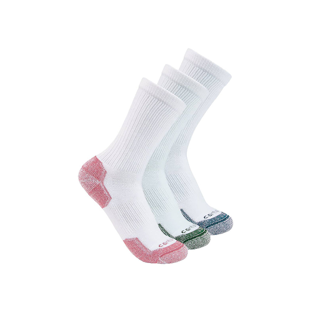 Women's Carhartt Midweight Cotton Blend Crew Sock (3 Pack)