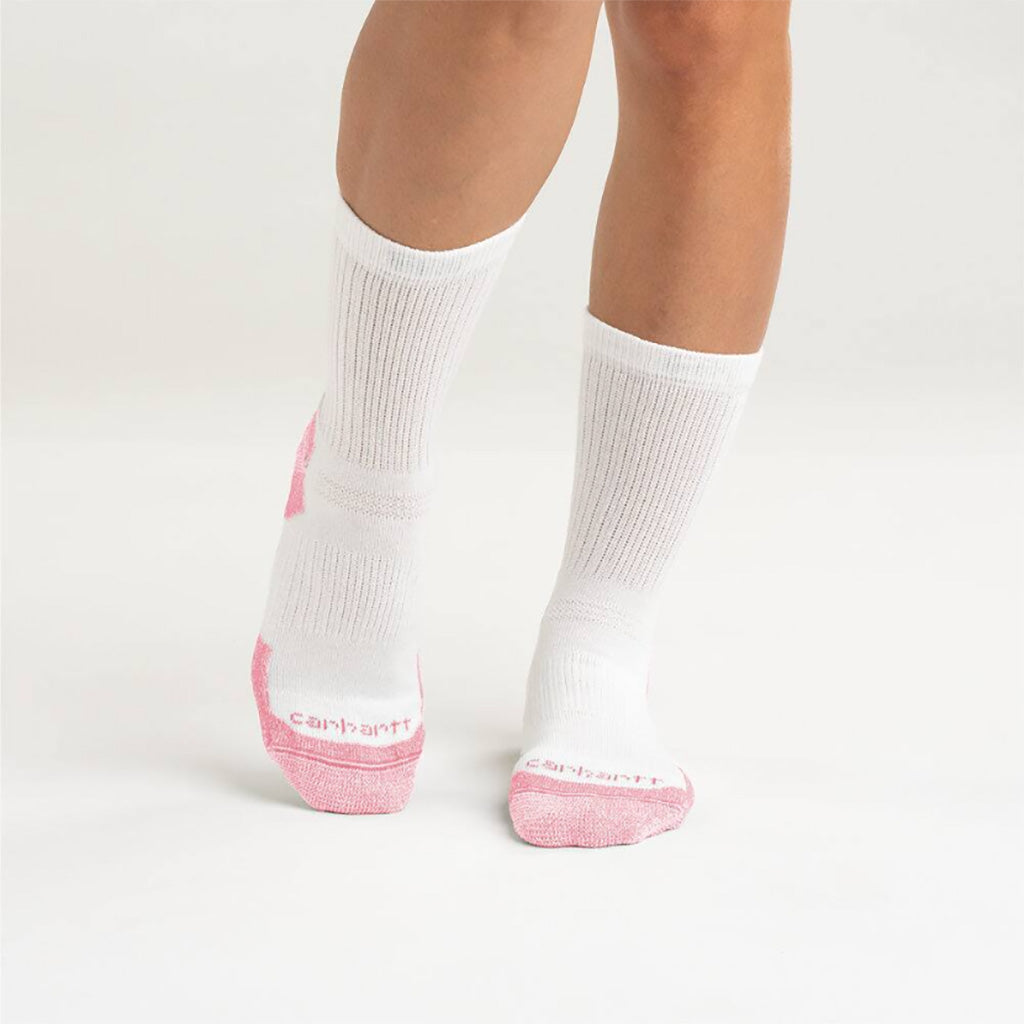 Women's Carhartt Midweight Cotton Blend Crew Sock (3 Pack)