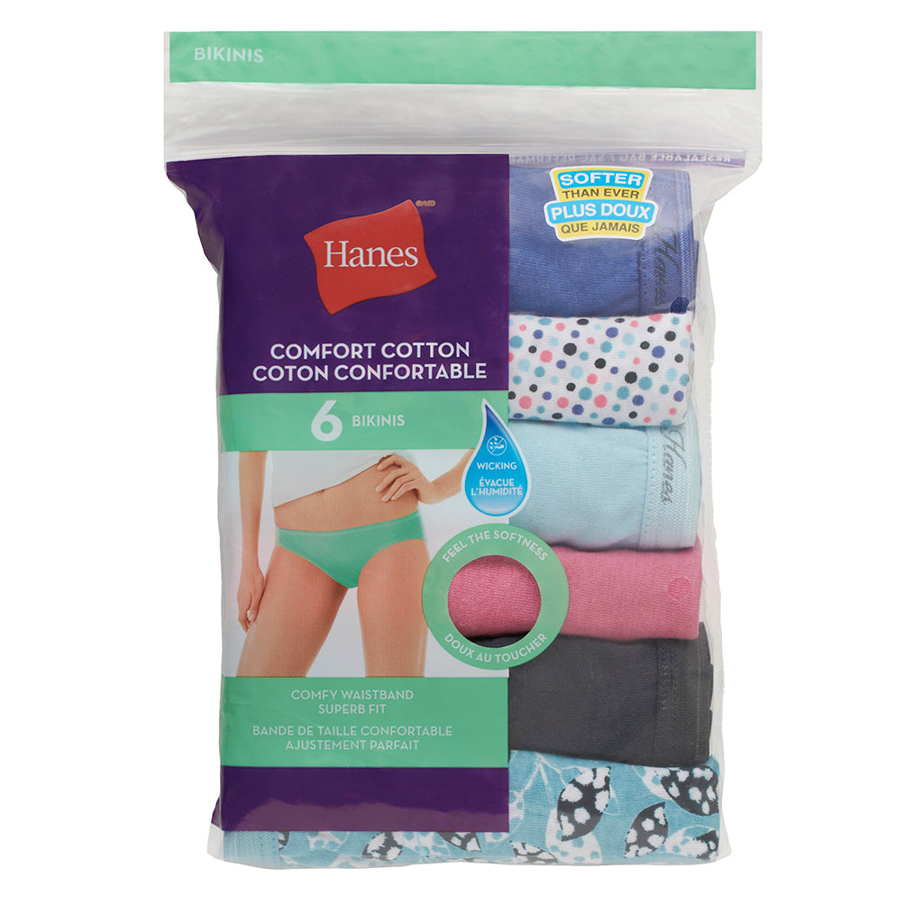 Women's Hanes Bikini Briefs (6 Pack)
