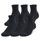 Unisex UA Training Cotton 6-Pack Quarter Socks
