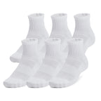 Unisex UA Training Cotton 6-Pack Quarter Socks