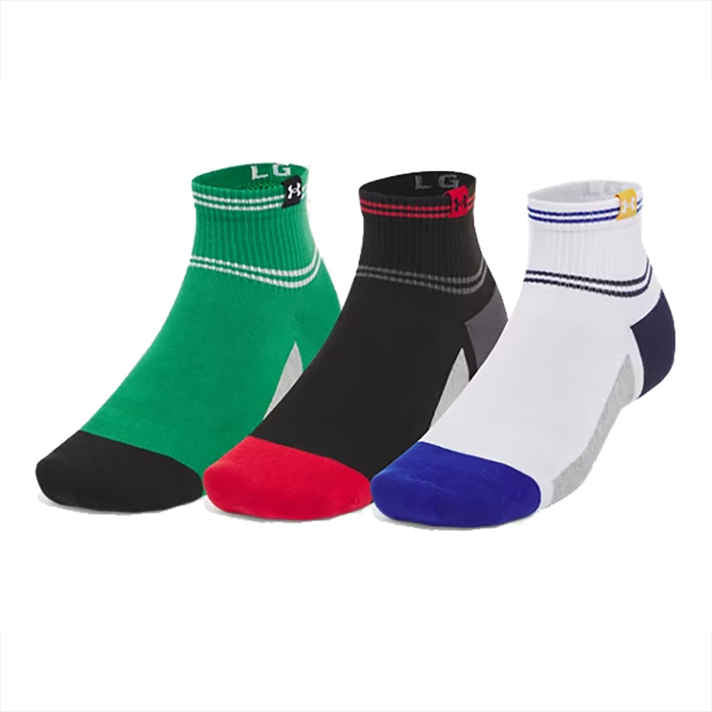 Unisex UA Sportstyle Cotton 3-Pack Quarter Socks