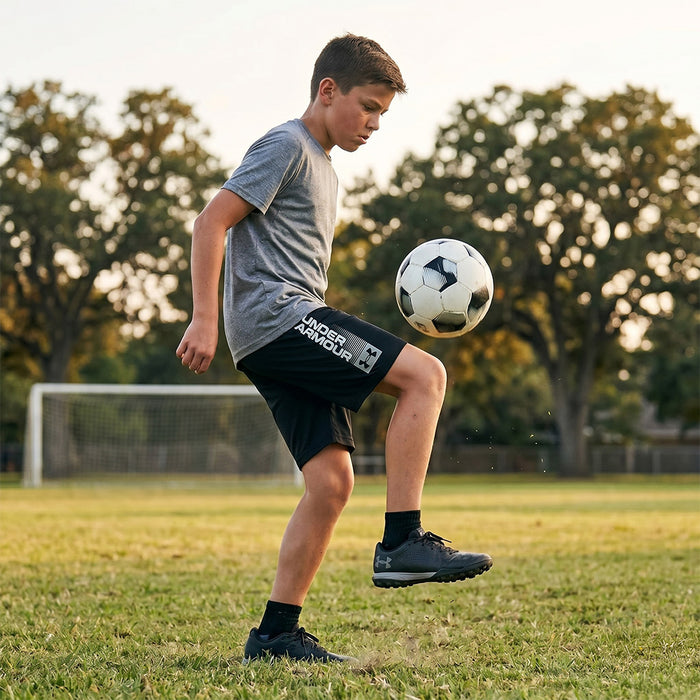 Kid's Under Armour Tech Wordmark Shorts