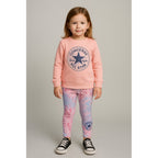 Converse Toddler Chuck Patch Crewneck and Leggings Set