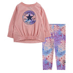 Converse Toddler Chuck Patch Crewneck and Leggings Set