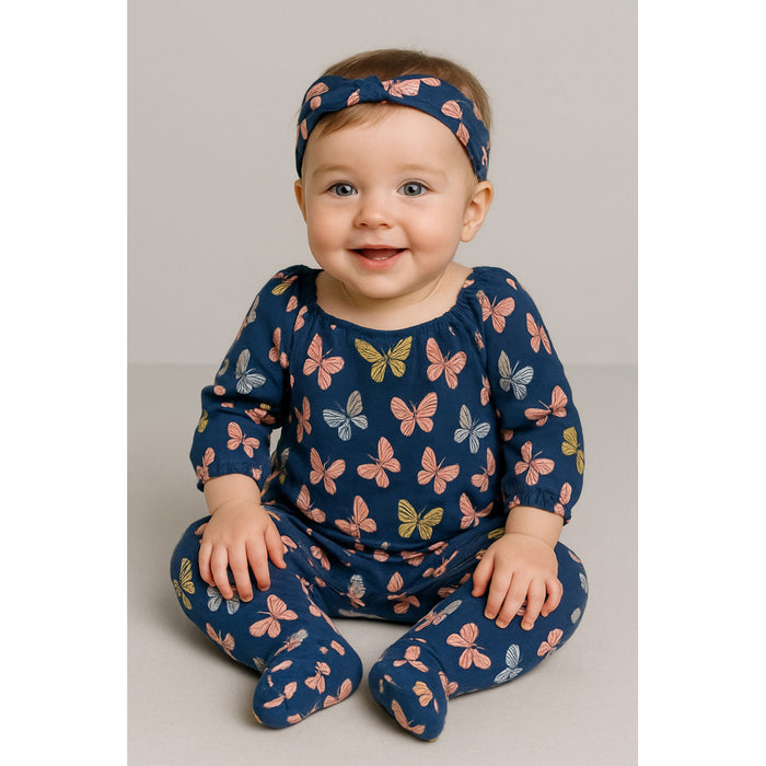 Levi's Toddler Jumpsuit & Headband Set