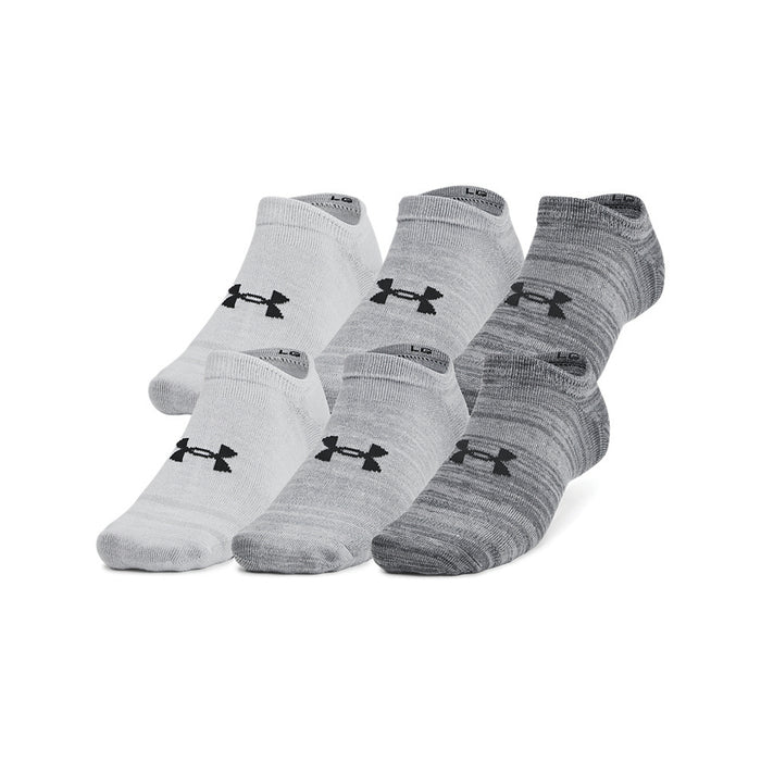 UA Essential No Show Socks (6-Pack)