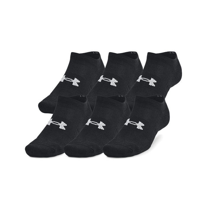 UA Training Cotton No Show Socks (6-Pack)