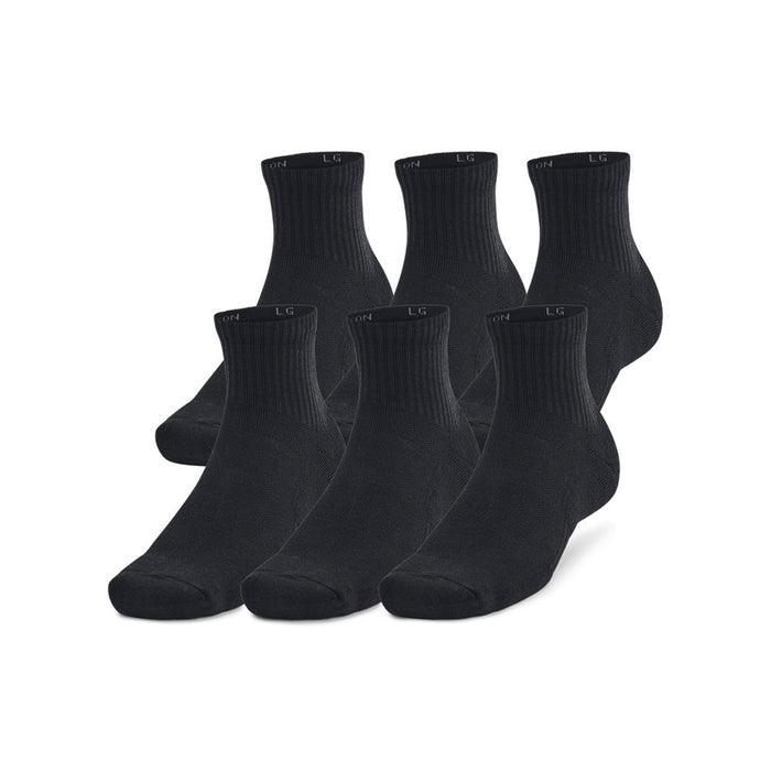UA Training Cotton Quarter Socks (6-Pack)