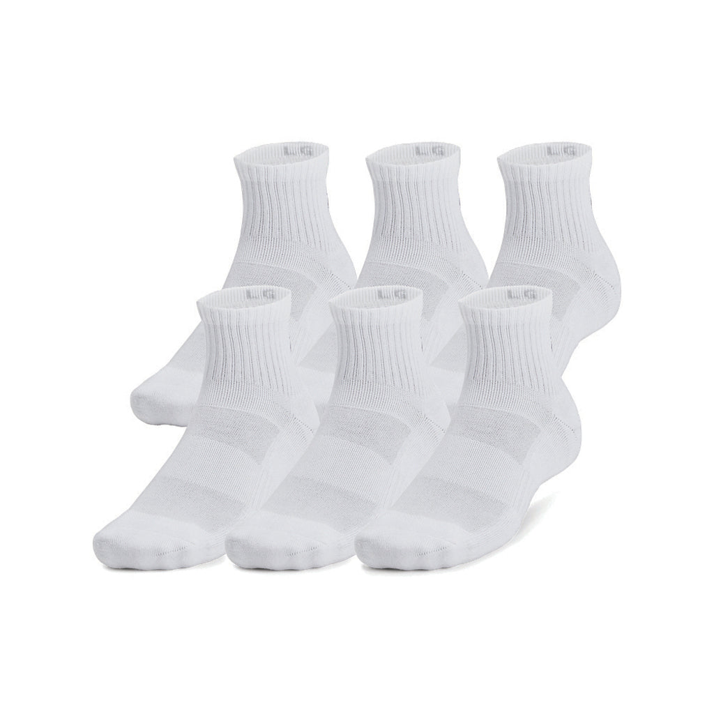 UA Training Cotton Quarter Socks (6-Pack)