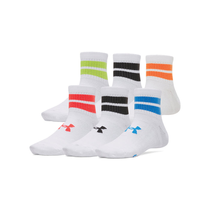 Kid's UA Essential Quarter Socks (6-Pack)