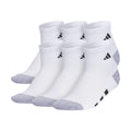 Youth Adidas Athletic Cushioned Quarter Socks (6 Pack)