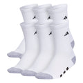 Youth Adidas Athletic Cushioned Crew Socks (6 Pack)