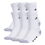 Youth Adidas Athletic Cushioned Crew Socks (6 Pack)