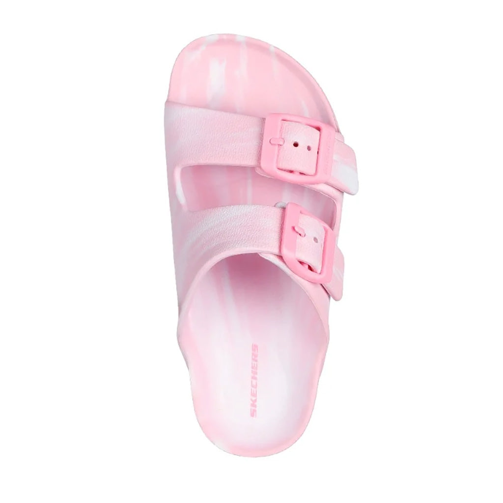 Girl's Skechers Foamies: Cali Blast - Marble Delight Slide