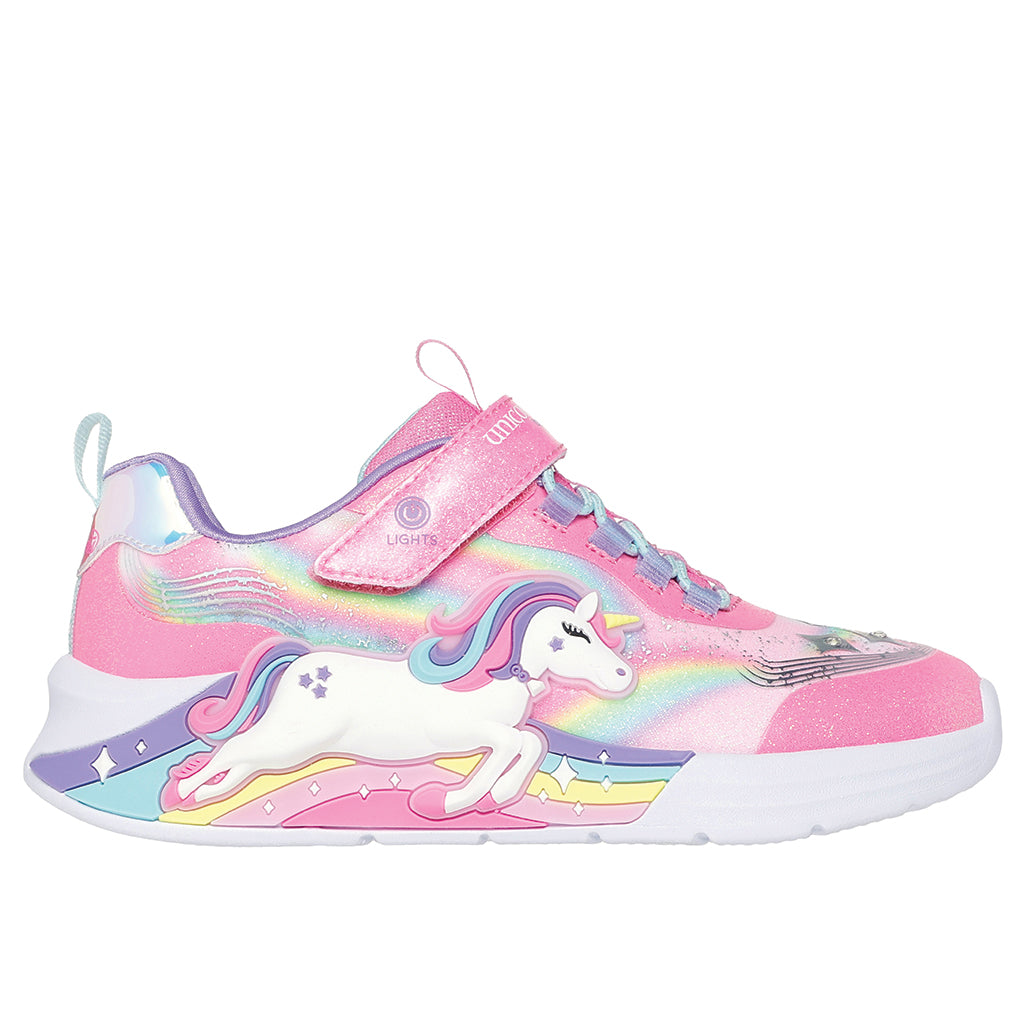 Kid's Skechers S-Lights Unicorn Chaser Shoe