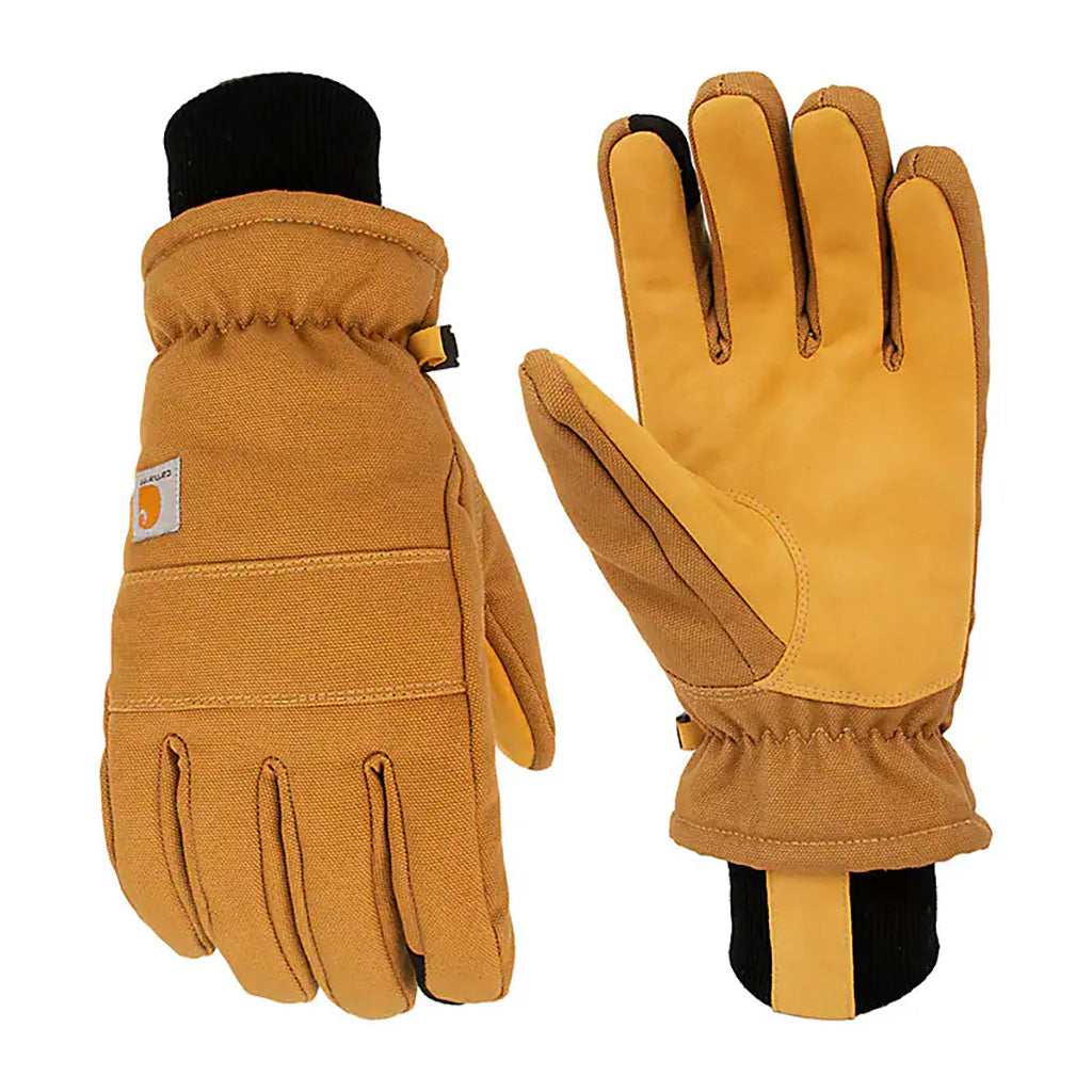 Carhartt Insulated Duck/Synthetic Leather Knit Cuff Glove