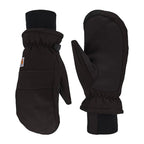Women's Carhartt Insulated Duck Synthetic Leather Knit Cuff Mitt