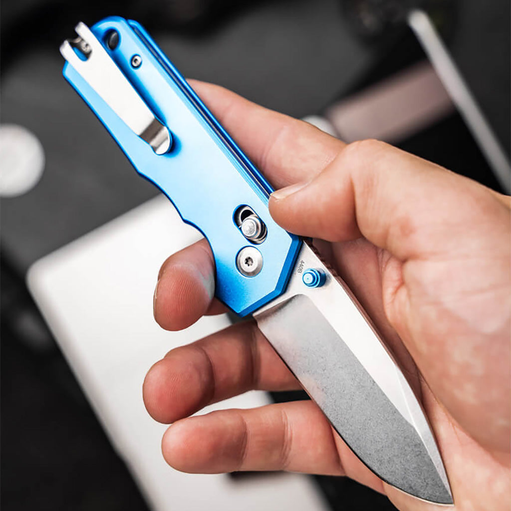 Boker Magnum Rockstub Blue Elox Knife