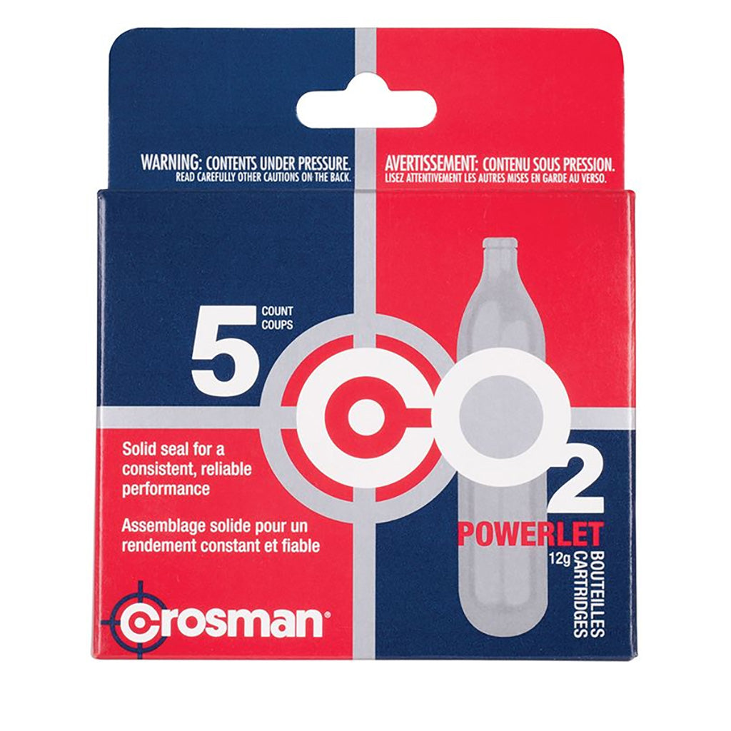 Crosman Powerlet CO2 Cartridges - 5 Pack