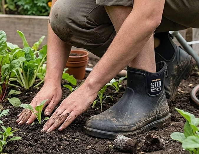 Dryshod boots are built for wet work. Waterproof and tough.