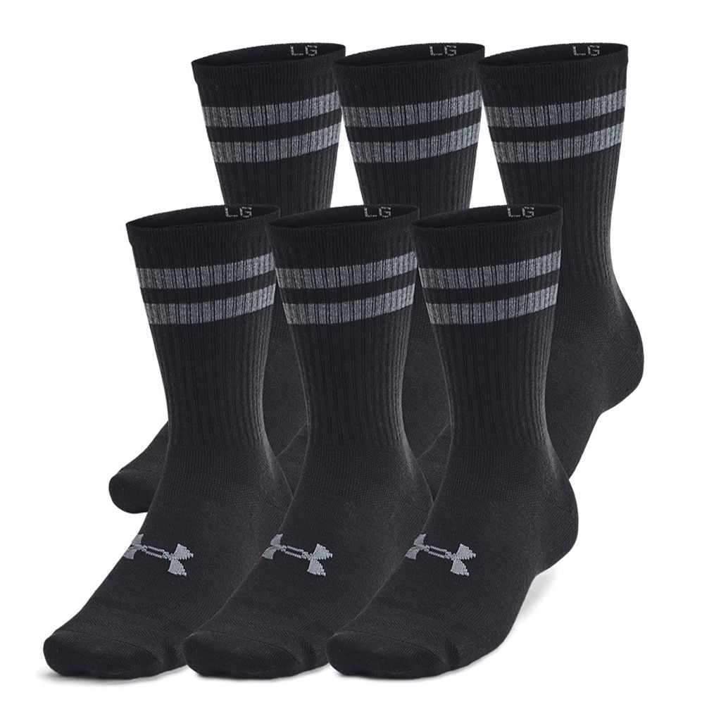 Men's UA Crew Sock (6 Pack)