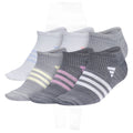 Girl's Adidas No show 6PK Sock