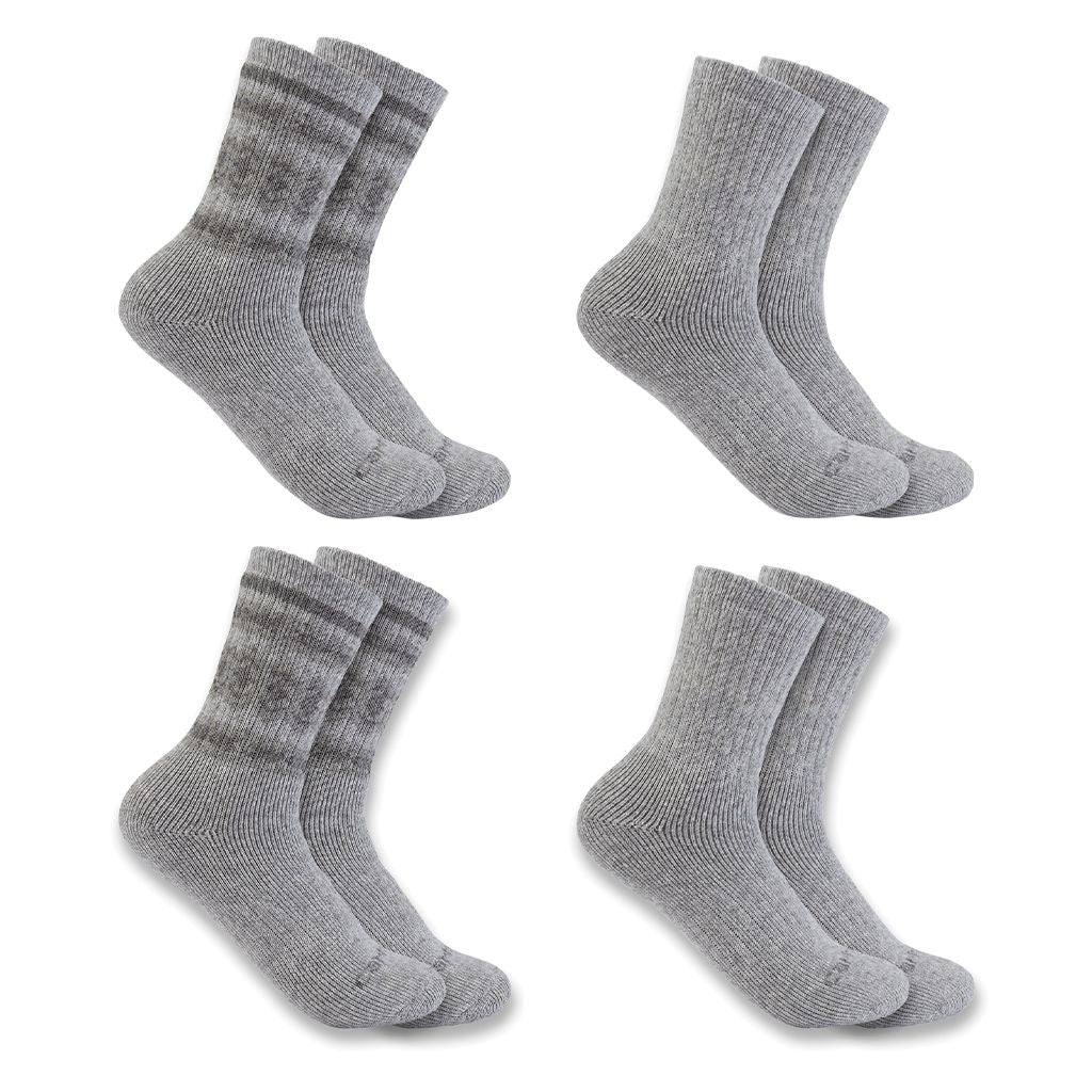 Women's Carhartt Heavyweight Crew Sock (4 Pack)