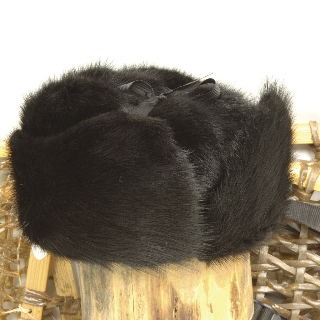 Muskrat Fur Jockey Hat