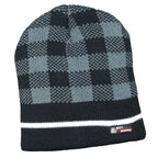 Misty Mountain 4-Layer Check Beanie