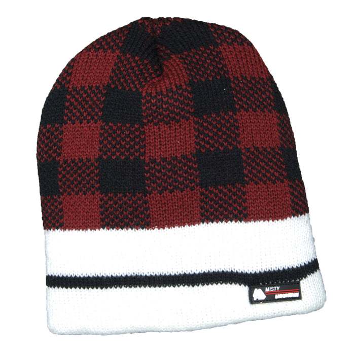 Misty Mountain 4-Layer Check Beanie