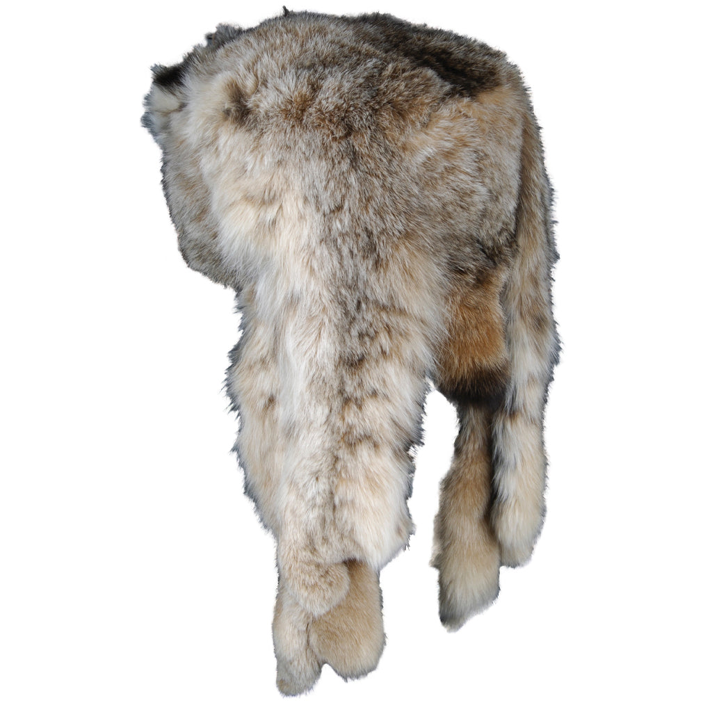 lynx mountain man fur hat 2