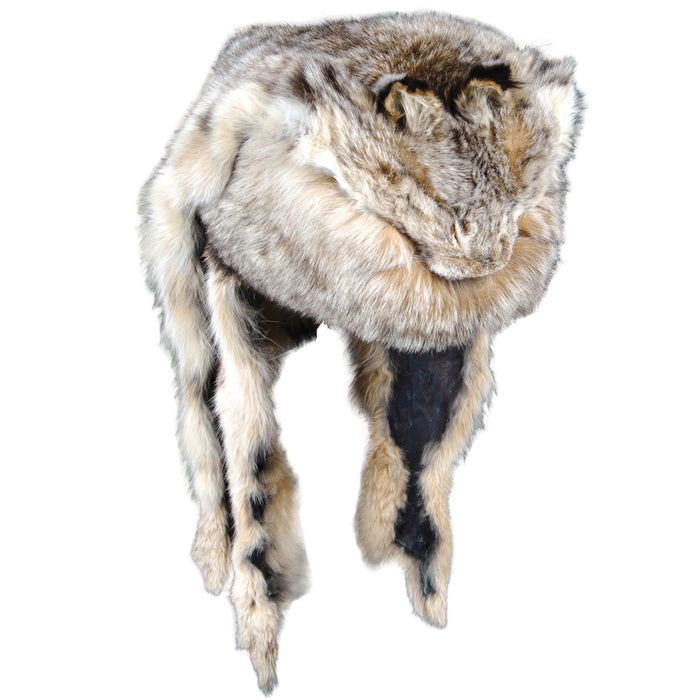 lynx mountain man fur hat 1