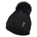 Beanie with Pom Pom Laska ganka Black