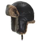 Crown Cap Two Tone Sheared Rabbit Aviator