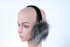 Racoon fur earmuffs